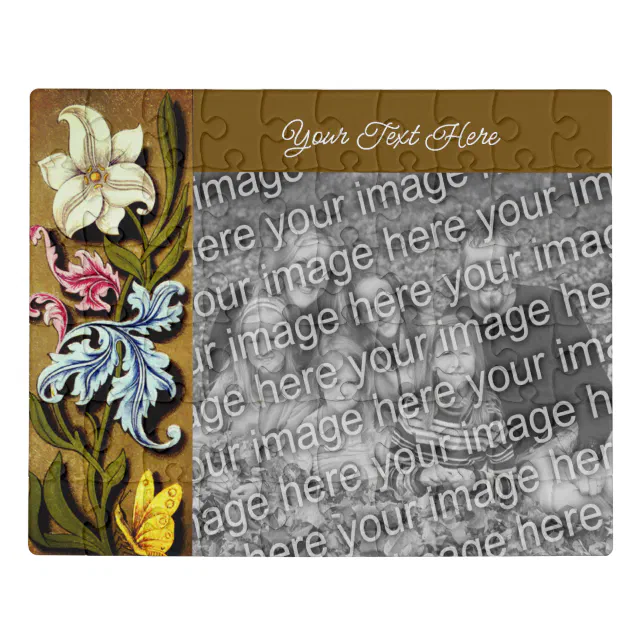 puzzle border design template