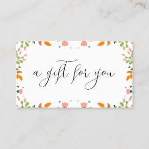 Floral Border Gift Certificate Template