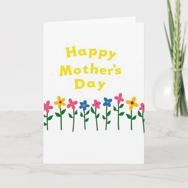 Floral Border Special Day Card (Front)
