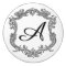 Floral Border with Monogram