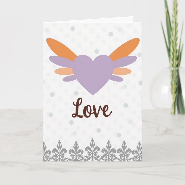 Floral Bordered Love Mothers Day Card (Front)