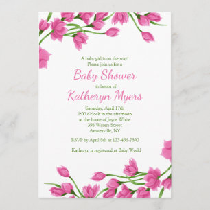 Floral Borders Invitation