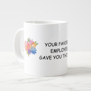 Floral Boss's Day Specialty Mug