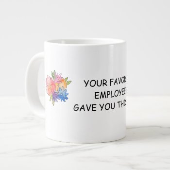 Floral Boss's Day Specialty Mug by ProfessionalDevelopm at Zazzle