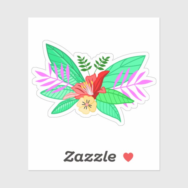 Floral Botanical 2 Sticker (Sheet)