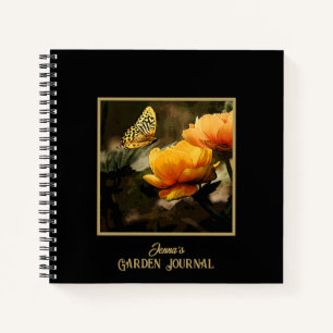 Floral Botanical Butterfly Garden Journal