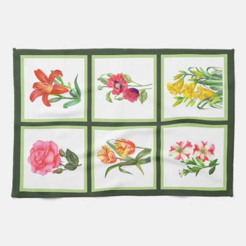 Floral Botanical Collections Kitchen Towel