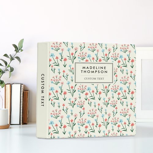 Floral Botanical Flowers Ivory White 