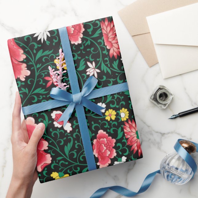  Floral botanical pattern Wrapping Paper (Gifting)