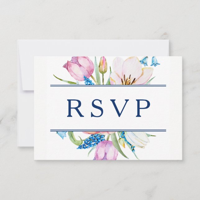 Floral Botanical RSVP (Front)
