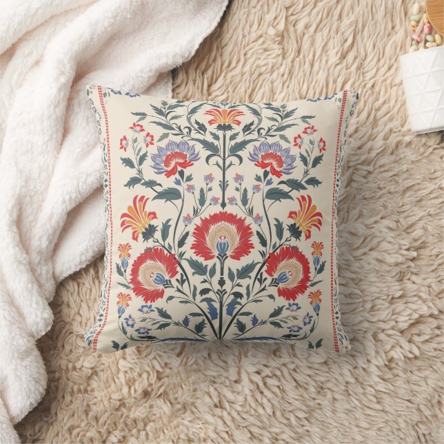 Floral Botanical  Throw Pillow (Blanket)