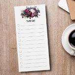 Floral Botanical To Do List Magnetic Notepad<br><div class="desc">This elegant, floral notepad is simple yet eye catching. The floral bouquet consists of dark purple, lavender, green and blue colors. Designed with love and care. If you'd like to see other options or would like to put in a design request, be sure to visit Stardust Stationery and send me...</div>