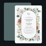 Floral Botanical Winter Wedding Invitation<br><div class="desc">Floral Botanical Winter Wedding Invitation</div>