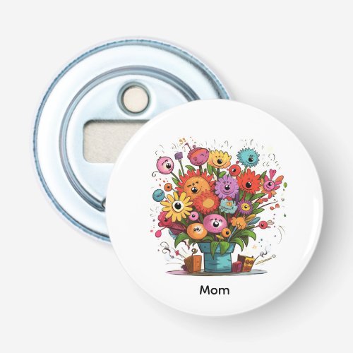 Floral bottle opener Flowers, gift, any occasion