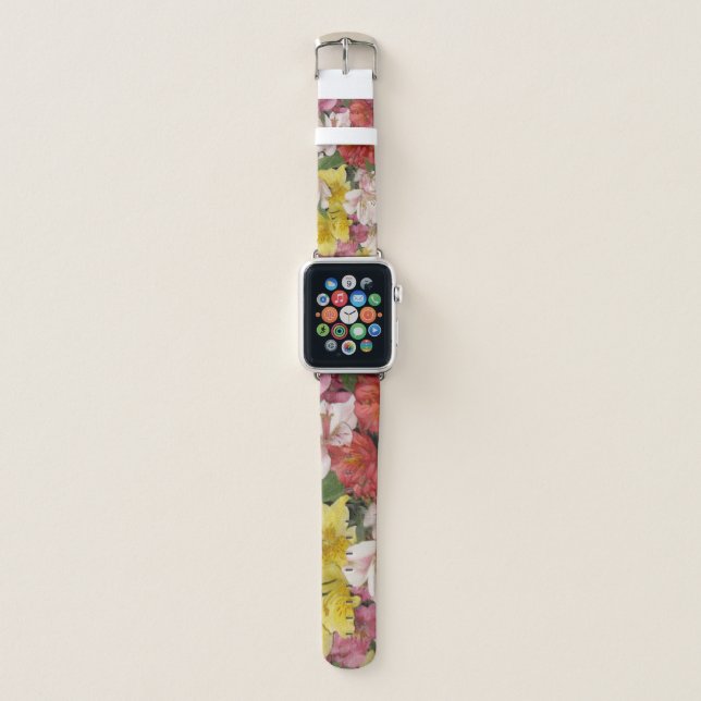 Floral Bouquet Apple Watch Band (Front)
