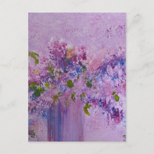 Floral Bouquet Art Postcard