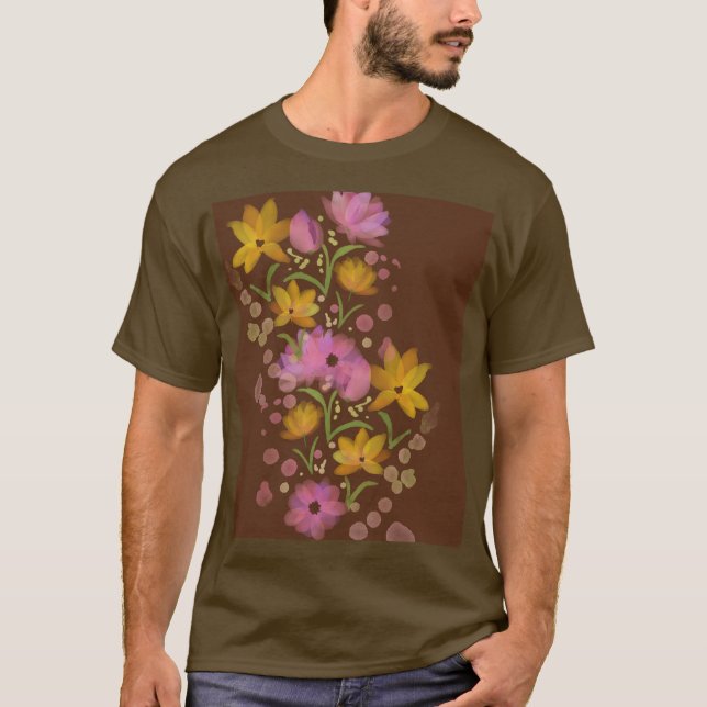 FLORAL BOUQUET ART T-Shirt (Front)