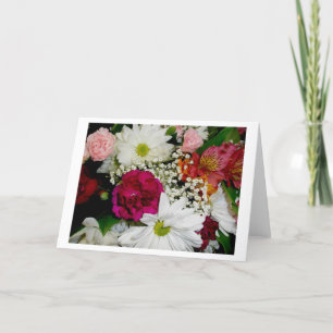 Floral Bouquet Blank Card