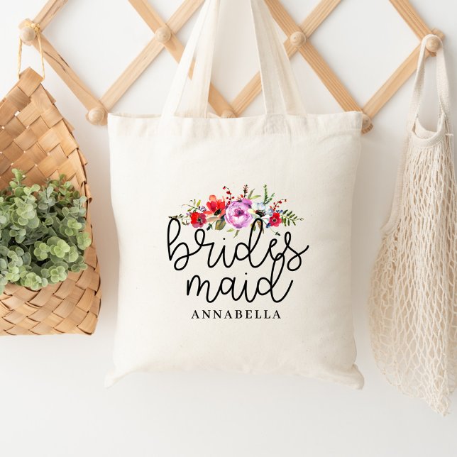 Floral Bouquet Bridesmaid Tote (Creator Uploaded)