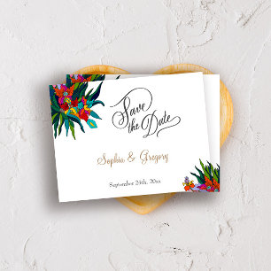 Floral bouquet elegant qr code non photo flowers announcement postcard