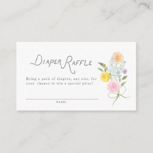Floral Bouquet Enclosure Card