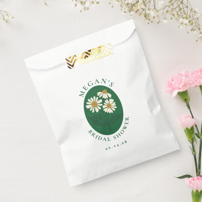 Floral Bouquet Favor Treat Bag  (Sealed)