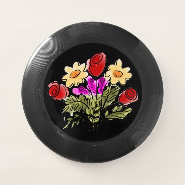 Floral Bouquet Frisbee
