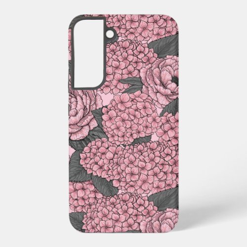 Floral bouquet in pink samsung galaxy s22 case