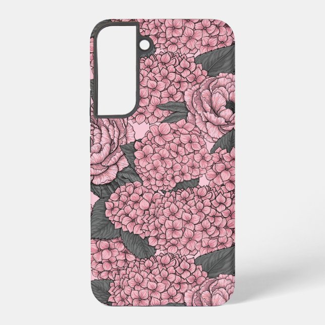 Floral bouquet in pink samsung galaxy case (Back)