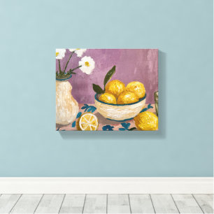 Floral Bouquet in Vase No. 3: Flower Cottagecore Canvas Print