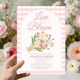 FLORAL Bouquet Love Is in Bloom Bridal Shower Invitation