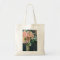 Floral Bouquet Monotype Print Tote Bag