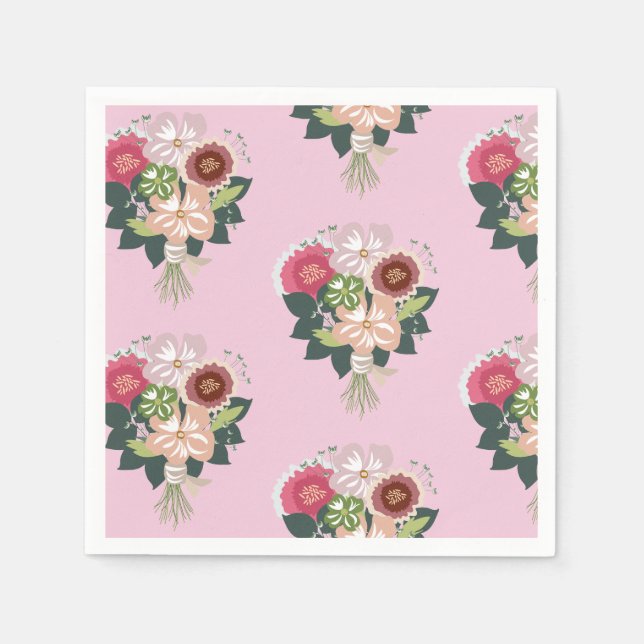 Floral Bouquet Napkins (Front)