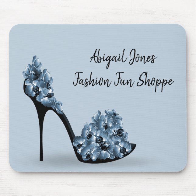 Floral Bouquet on High Heel Mouse Pad (Front)