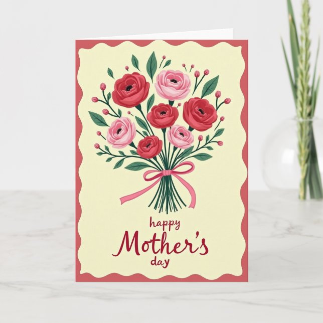Floral Bouquet Pattern Card (Front)