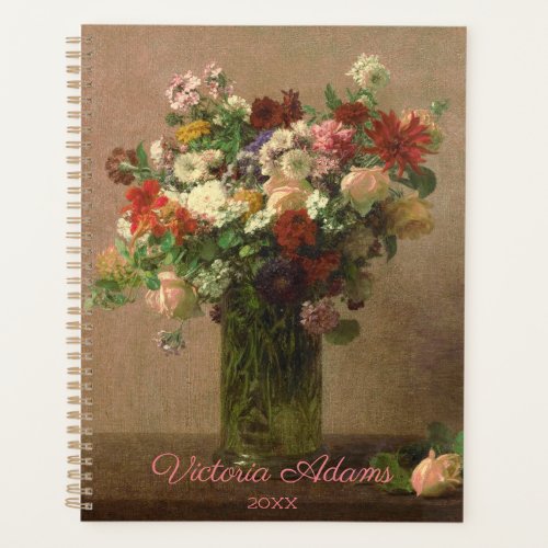 Floral Bouquet _ Personalized French Fine Art Planner