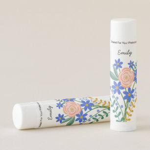 Floral Bouquet Personalized Lip Balm