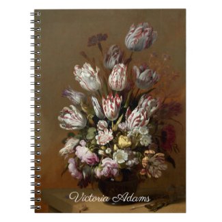 Floral Bouquet - Personalized Vintage Fine Art Notebook