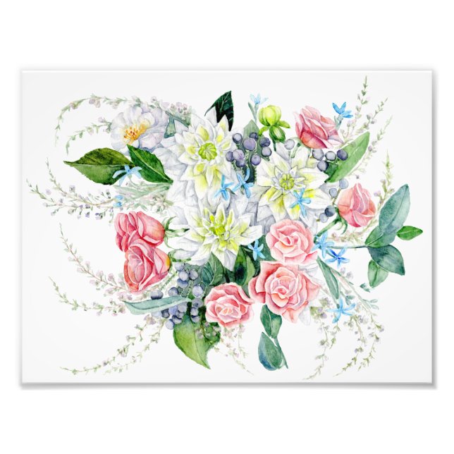 Floral Bouquet Photo Print (Front)