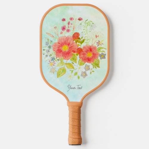Floral Bouquet Pickleball Paddle