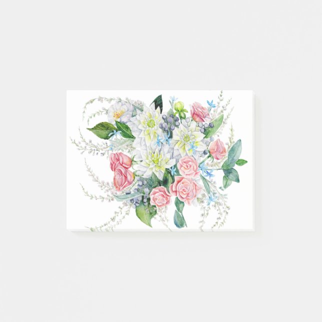Floral Bouquet Post-it Notes (Front)