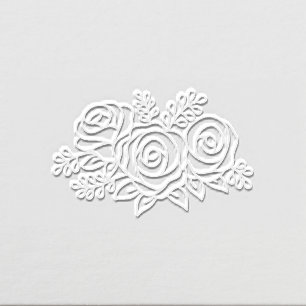 Floral Bouquet, Rose Flowers Posy Embosser