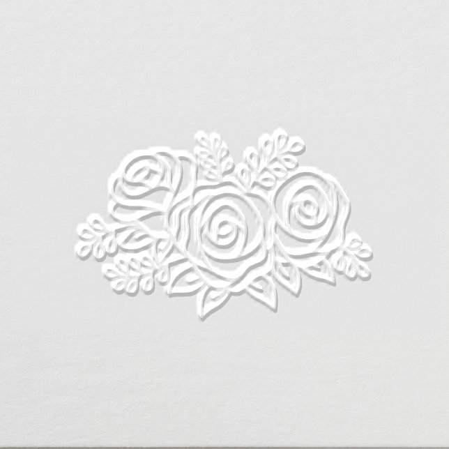 Floral Bouquet, Rose Flowers Posy Embosser (Design)