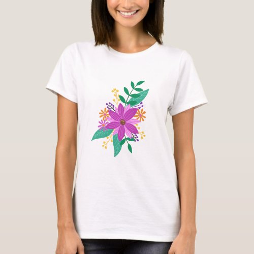 Floral Bouquet T_Shirt