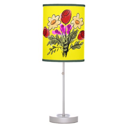 Floral Bouquet Table Lamp