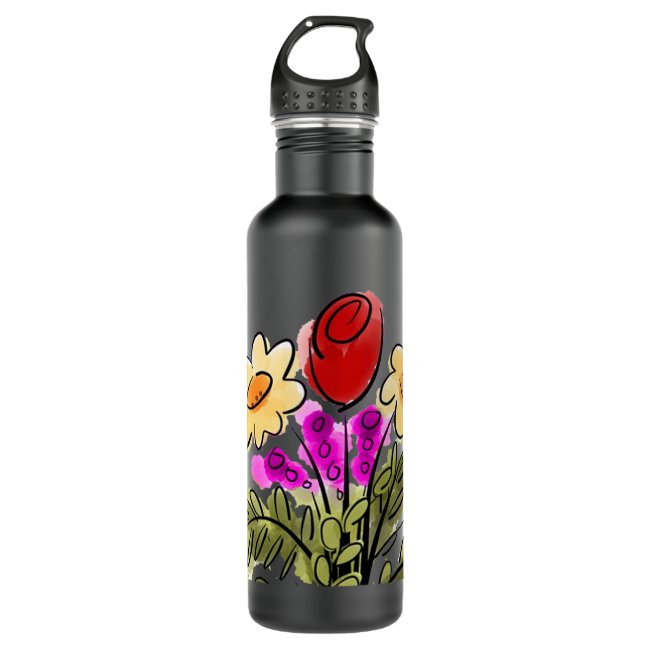 Floral Bouquet Water Bottle