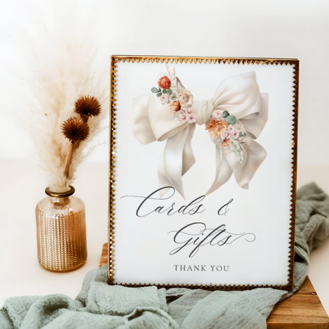 Floral Bow Baby in Bloom Cards and Gifts Poster (Creator Uploaded)