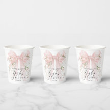 Floral Bow Elegant Flower Girl Baby Shower