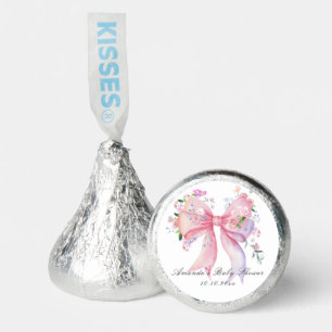 Floral Bow Flowers Girl Baby Shower Hershey®'s Kisses®
