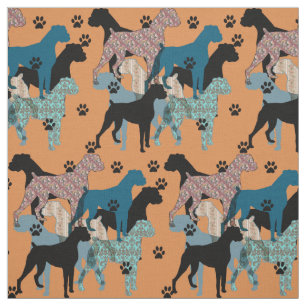 Floral Boxer print fabric